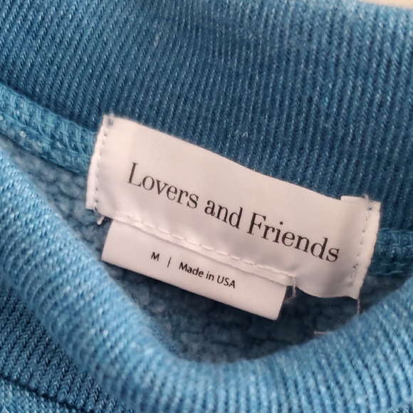 Lovers + Friends Off The Shoulder Boxy Sweatshirt - Picture 3 of 4